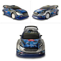 Mondo - Ford Fiesta WRC Télécommandé 2,4 GHz 1:24 Fonction Complète avec Carrosserie Lexan - Véhicules de Jeu