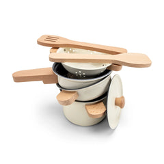 New Classic Toys - Ensemble de casseroles en métal - Professions fictives - Jeu de rôle