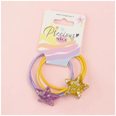 Nice - Star Pony 2 Pcs Hair Bands Set - Personal Care