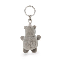NICI - Key-Friends-Grey-Hippo-Keyholder-Keychains