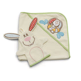 NICI - My First NICI Hooded Bath Towel Rabbit Tilli - Bath Toys