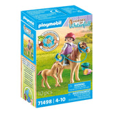 Playmobil Chevaux de la Cascade Enfant avec Poney et Poulain - 71498