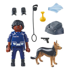 Playmobil Specials Officier de Police avec Chien Renifleur - 71162