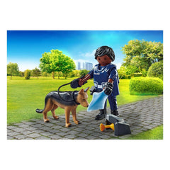 Playmobil Specials Officier de Police avec Chien Renifleur - 71162