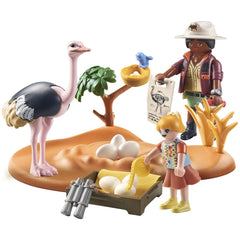 Playmobil Wiltopia Visite de Papa Autruche - 71296