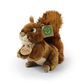 Rappa - Ecureuil en Peluche 17 cm - Animaux en Peluche Écologiques