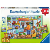 Ravensburger - Allez, faisons du shopping - 2x12 pièces - Puzzles