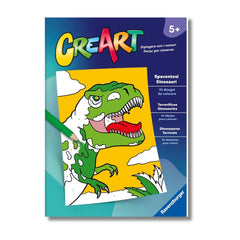 Ravensburger - CreArt - Livre de coloriage créatif - Dinosaures effrayants - Arts et loisirs créatifs