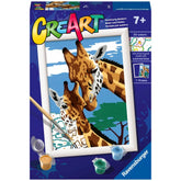 Ravensburger - Creart Jolis Girafes - Peinture par Numéros - Loisirs Créatifs