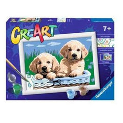 Ravensburger - Creart Chats et Chiens Endormis - Peinture par Numéros - Arts et Loisirs