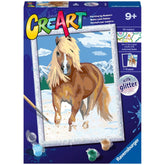 Ravensburger - Creart The Royal Horse - Painting By Numbers - Arts & Crafts
