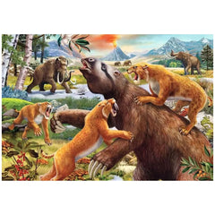 Ravensburger - Dinosaures - Animaux préhistoriques sauvages - 2x24 pièces - Puzzles