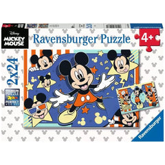 Ravensburger - Disney Mickey Mouse - 2x24 Pièces - Puzzles
