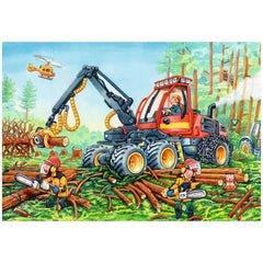 Ravensburger - Excavator And Forest Tractor - 2x24 Pieces - Puzzles