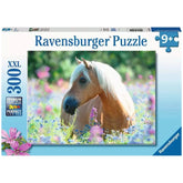 Ravensburger - Cheval dans la mer de fleurs - 300 pièces - Puzzles