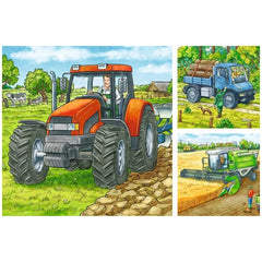 Ravensburger - Large Agricultural Machinery - 3x49 Pieces - Puzzles