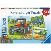 Ravensburger - Large Agricultural Machinery - 3x49 Pieces - Puzzles