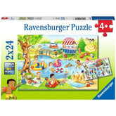 Ravensburger - Temps de loisirs au lac - 2x24 pièces - Puzzles
