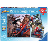 Ravensburger - Marvel - Spider-Man Protects The City - 3x49 Pieces - Puzzles