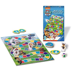 Ravensburger - Paw Patrol - Direction Quartier Général - Jeu de Société - Instructions Multilingues
