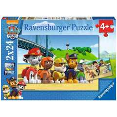 Ravensburger - Paw Patrol - Chiens Héroïques - 2x24 Pièces - Puzzles