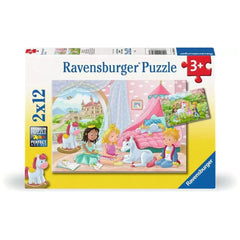 Ravensburger - Puzzles de Jigsaw Royal-Friendship 2x12 pièces