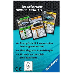 Ravensburger - Super Trump Voitures de Sport - Jeu de Société - Édition Allemande
