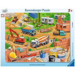 Ravensburger - Travaille sur le chantier - 12 pièces - Puzzles