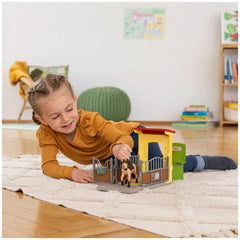 Schleich - Farm World - Pony Box With Iceland Pony Stallion - Toy Playsets - 42609