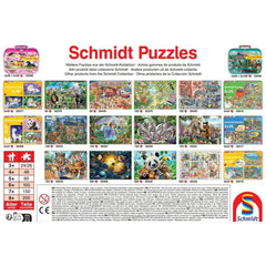 Schmidt Spiele - Excavateur 40 pièces et véhicule de jeu Siku - Puzzles