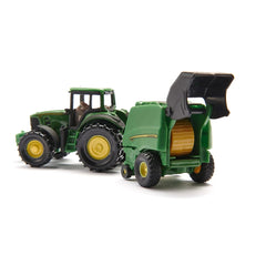 Siku - John Deere tractor with round baler - Play Vehicles