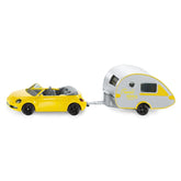 Siku - Volkswagen Beetle with trailer caravan - Play Vehicles