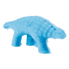 Simba - Art & Fun Dinosaur Sand Set featuring a soft, rounded blue plush dinosaur toy on a white background.