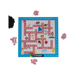 Spin Master - Mon Premier Scarabeo Nouvelle Édition Jeu de Société - Italien et Anglais