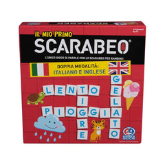 Spin Master - Mon Premier Scarabeo Nouvelle Édition Jeu de Société - Italien et Anglais