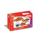 Teifoc accessory set with 100 building blocks in a red box featuring a plastic window and age suitability of 6+.