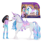 Ensemble de figurines Layla & Glacier de l'Unicorn Academy 30 cm