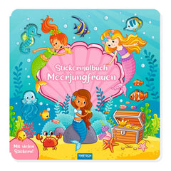 TROTSCH - Livre de coloriage autocollants sirène - Édition allemande