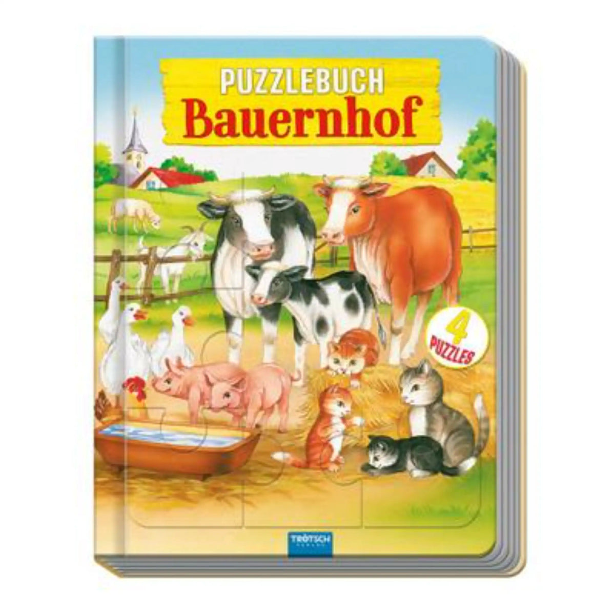 TROTSCH - Farm Puzzle Book Puzzles - German Edition