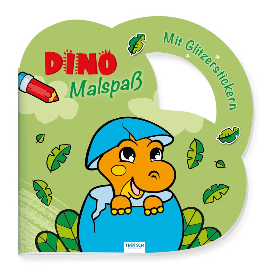 TROTSCH - Amusement de coloriage de dinosaures - Édition allemande