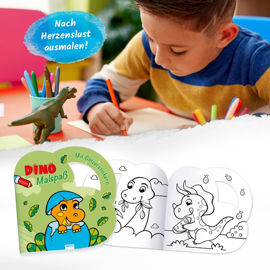 TROTSCH - Amusement de coloriage de dinosaures - Édition allemande