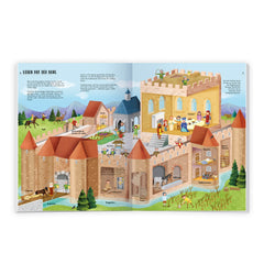 Troetsch Verlag - Livres - Mon Grand Livre de Stickers Chevaliers et Châteaux - 3 Ans+