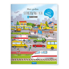 Trötsch Verlag - Books - Mein Großes Stickerbuch Fahrzeuge - Educational Play - 3+ Years