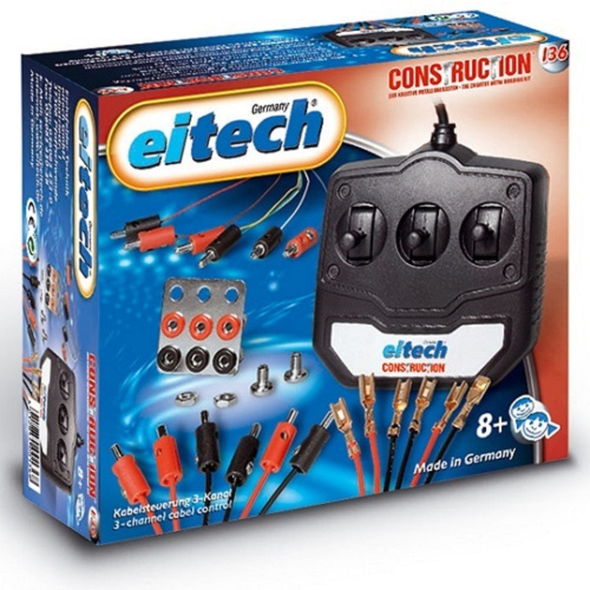 Eitech - Contrôle par câble à 3 canaux - Jouets de construction