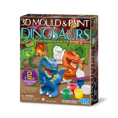 4M - Moulage et Peinture 3D de Dinosaures - Arts et Loisirs
