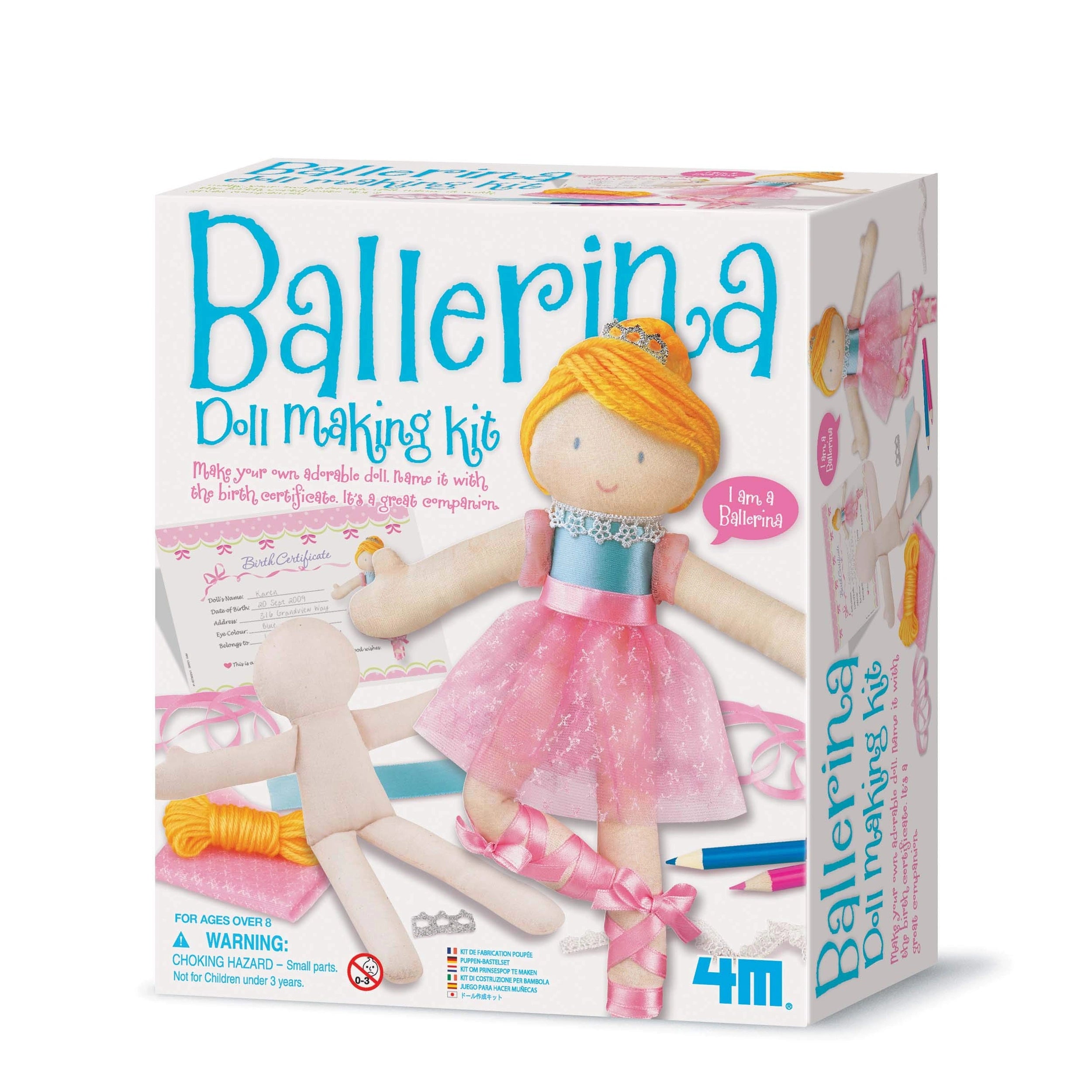 4M - Fabrication de Poupées Ballerine - Arts et Artisanat