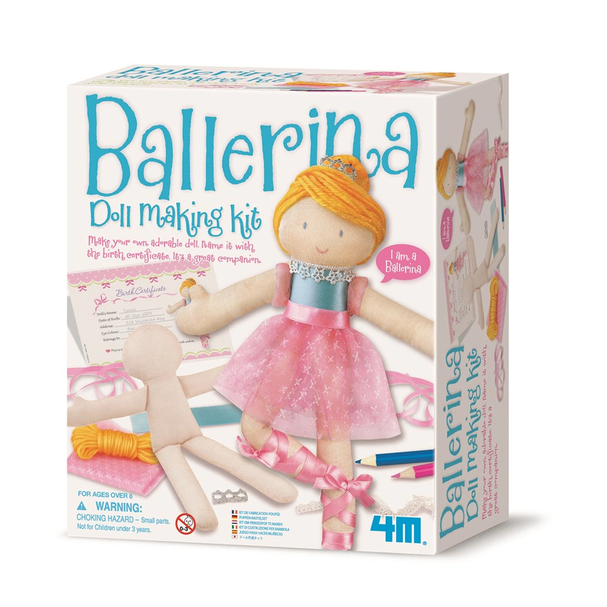 4M - Fabrication de Poupées Ballerine - Arts et Artisanat