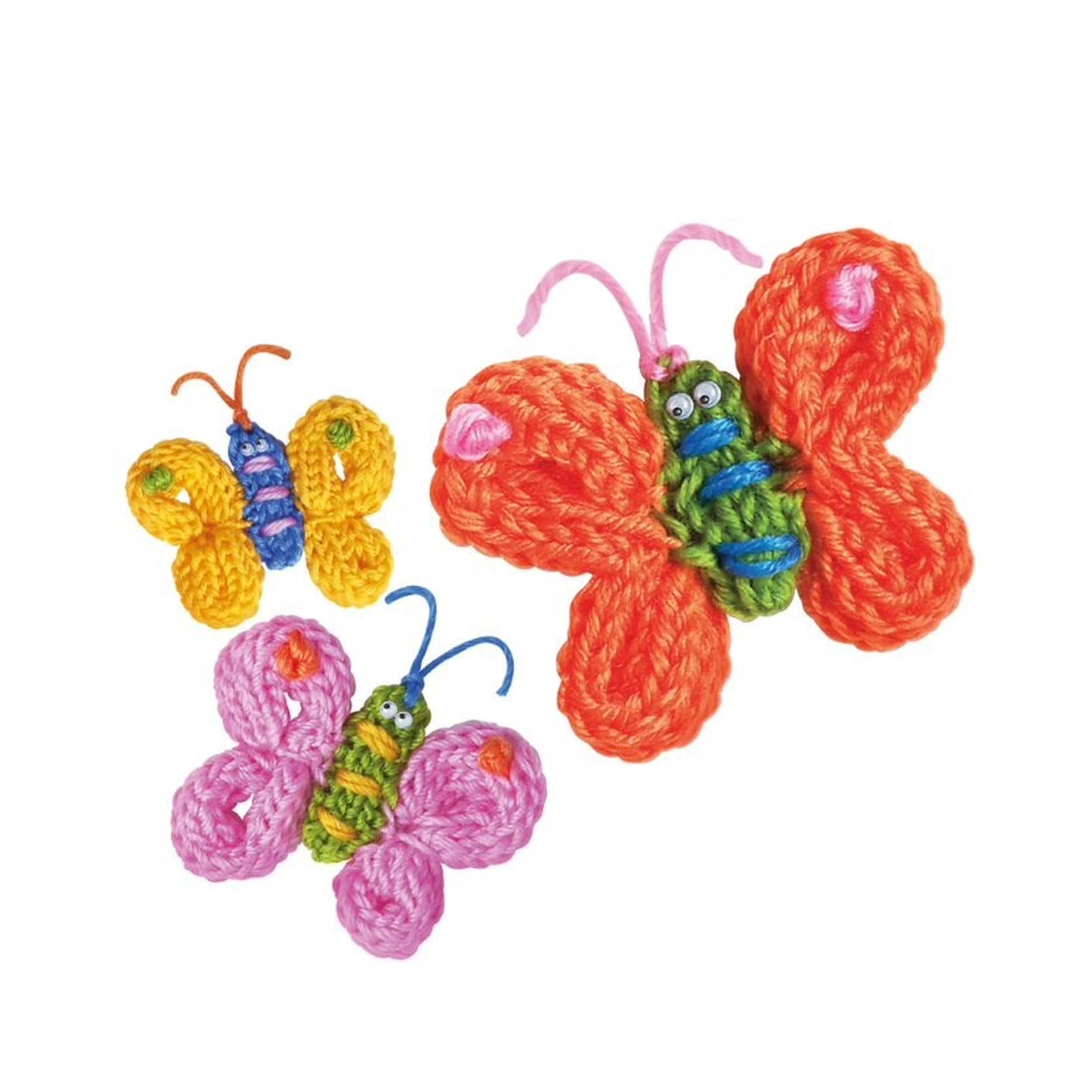 4M - French Knit Butterfly Kit - Arts & Crafts