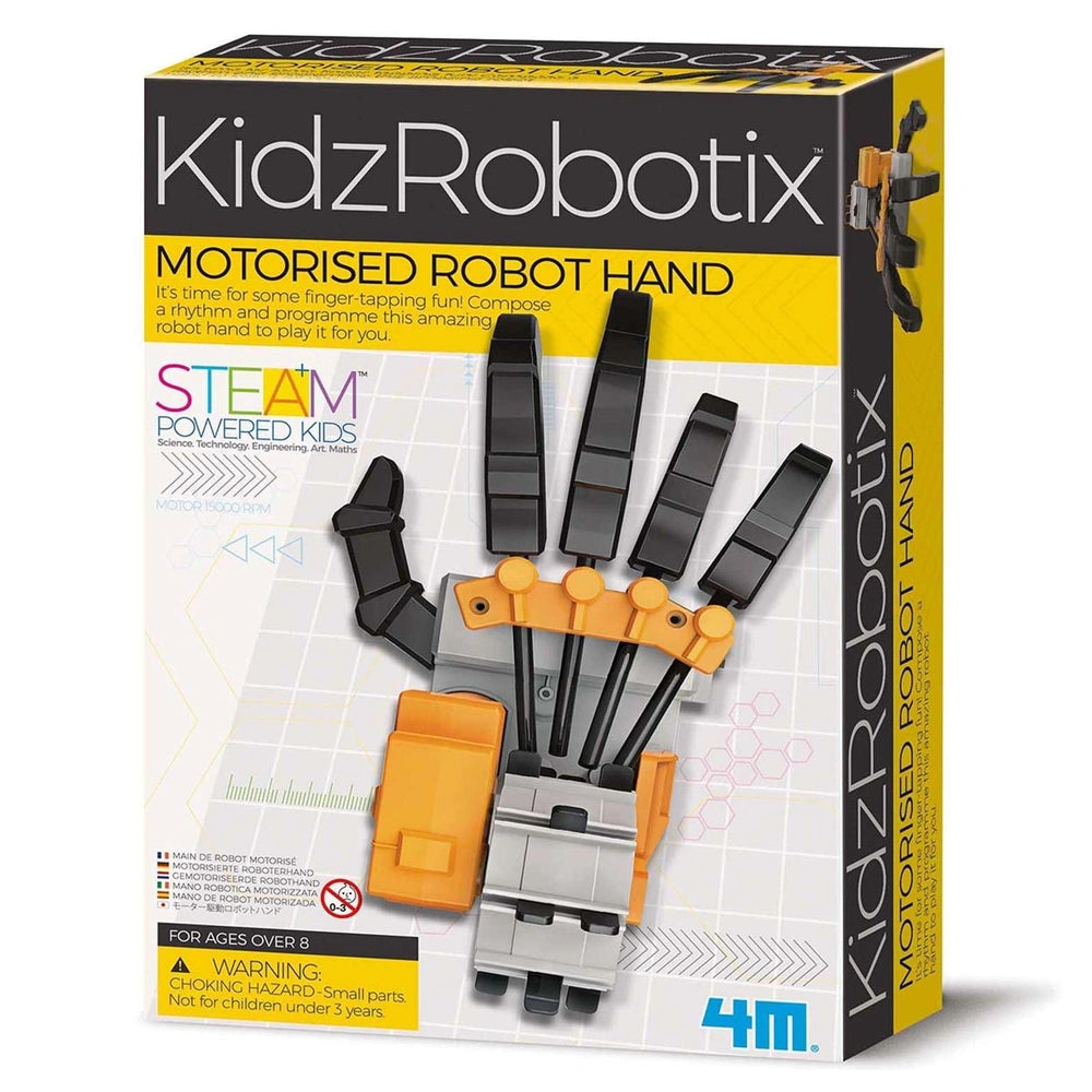 4M - KidzRobotix Main Robotisée - Jouets Robotiques - 8 - Projet Amusant - 4M03407