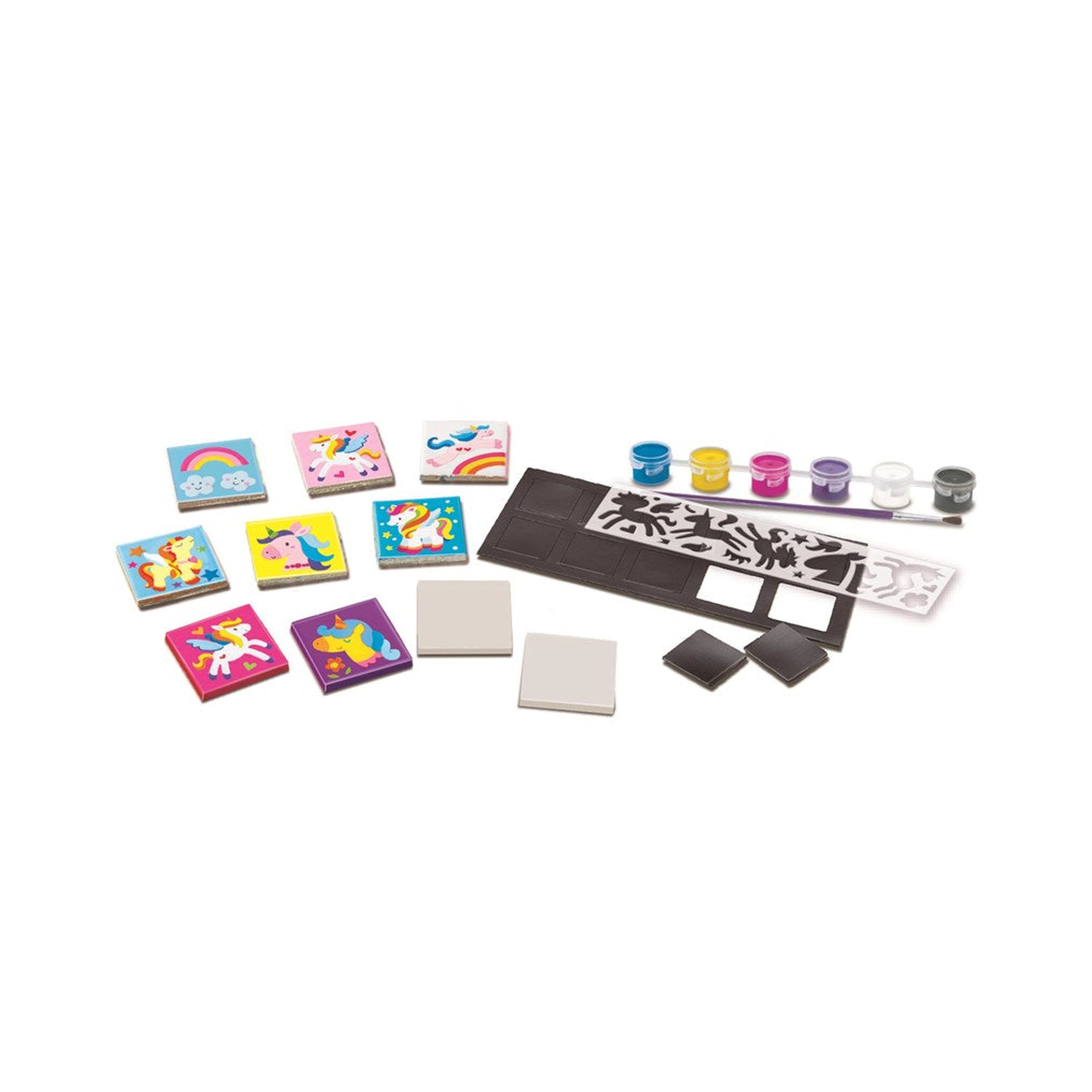 4M - Unicorns Mini Tile Arts - Arts & Crafts